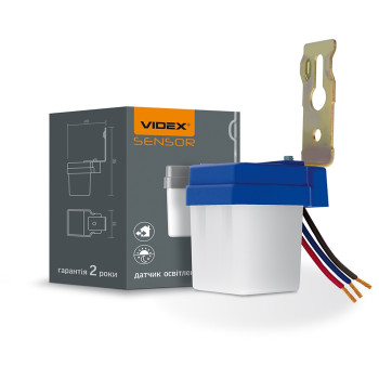 Датчик освітлення фотометричний VL-SN01 6A 220V 1200W VIDEX (299327)