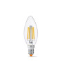 Лампа LED Videx C37F Filament 6W E14 4100K (299129)