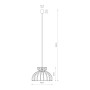 Підвісний світильник Nowodvorski 10572 Kymi C E27 1x60W IP20 Вeige