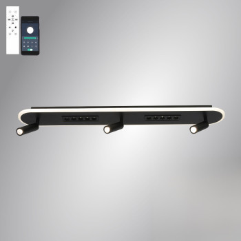 Люстра LED SMART ESLLSE SHEFFIELD 6W,IP20,3000-6500K,чорний,10212.