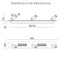 Люстра LED SMART ESLLSE SHEFFIELD 6W,IP20,3000-6500K,чорний,10212.