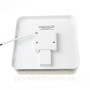 Світильник світлодіодний накладний AVT-SQUARE-48W-SILVER IP40 5000K PURE WHITE 1020700 #497/1