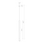 Підвісний світильник Nowodvorski 8434 Laser 1000 G9 1x10W IP20 Brown