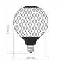 Лампа LED Videx  Filament 6W E27 G125 1800K Black Magician pine VL-DG125BP (484527)
