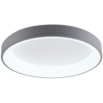 Світльник світлодіодний Velmax V-CL-VERONA-R, 50W, сірий, 3000-6500K, 3000Lm, пульт ДК, 23-46-01