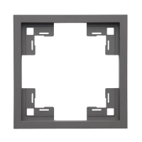 Рамка ELEQUS 1-на Quadrant темно-сірий EQ-FR1-3