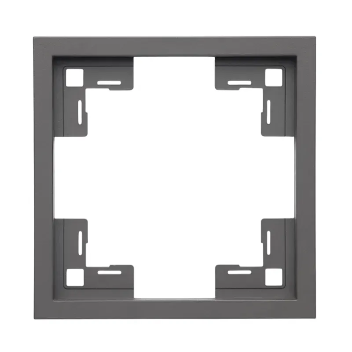 Рамка ELEQUS 1-на Quadrant темно-сірий EQ-FR1-3