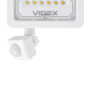 Прожектор VIDEX LED 30W з датчиком руху та освітл. 5000K  IP65 220V білий  VL-F2E-305W-S  (480413)