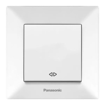 Вимикач 1-й перехресний Panasonic Arkedia Slim білий