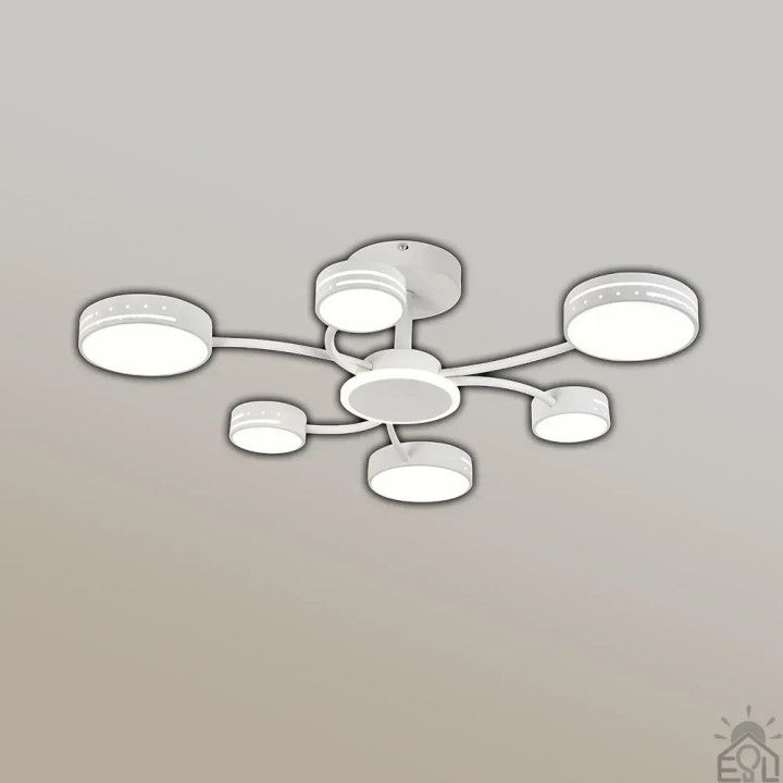 Люстра LED SMART ESLLSE OTTO 7R 80 Вт 795x185 мм Бiла 10511